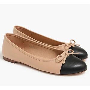 A New Day Women’s Janie Ballet Flats Tan & Black Size 7